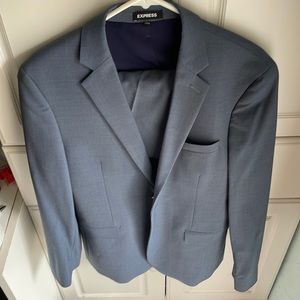 Express extra slim blue suit and pant set - 38S and 30x30